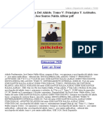 Enciclopedia Del Aikido Tomo V Principios Y Actitudes de 5º Ky U A 5º Dan 72839685 PDF