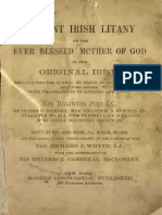 Ancient Irish Litany to the Ever-Blessed Mother of God