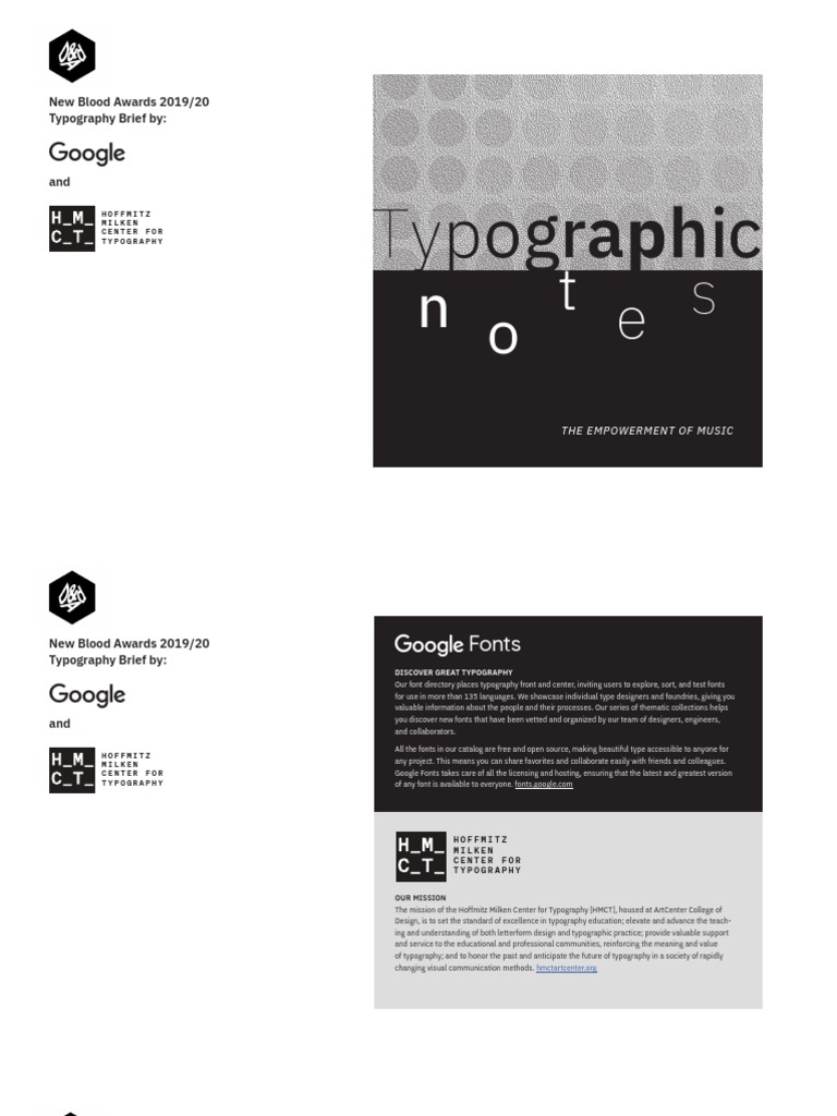 Music & Typography Campaign Challenge | PDF | Typography | Typefaces