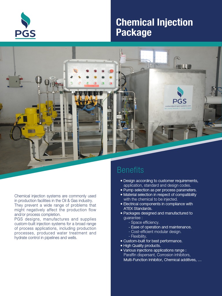 Chemical Injection Package | PDF | Pipeline Transport | Pump