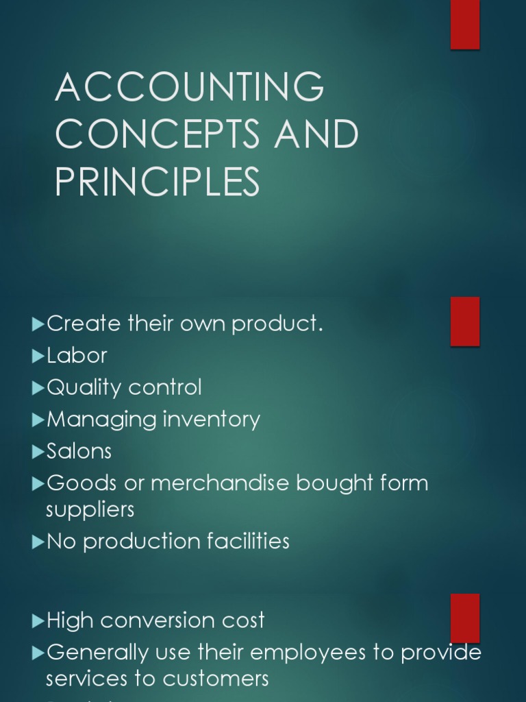 15 - 16 Accounting Concepts and Principles | PDF | International ...