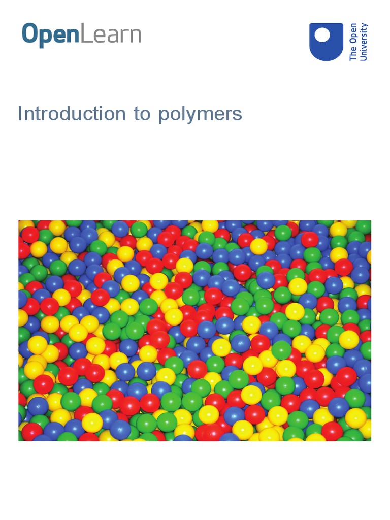Introduction To Polymers Printable | PDF | Thermoplastic | Polymers