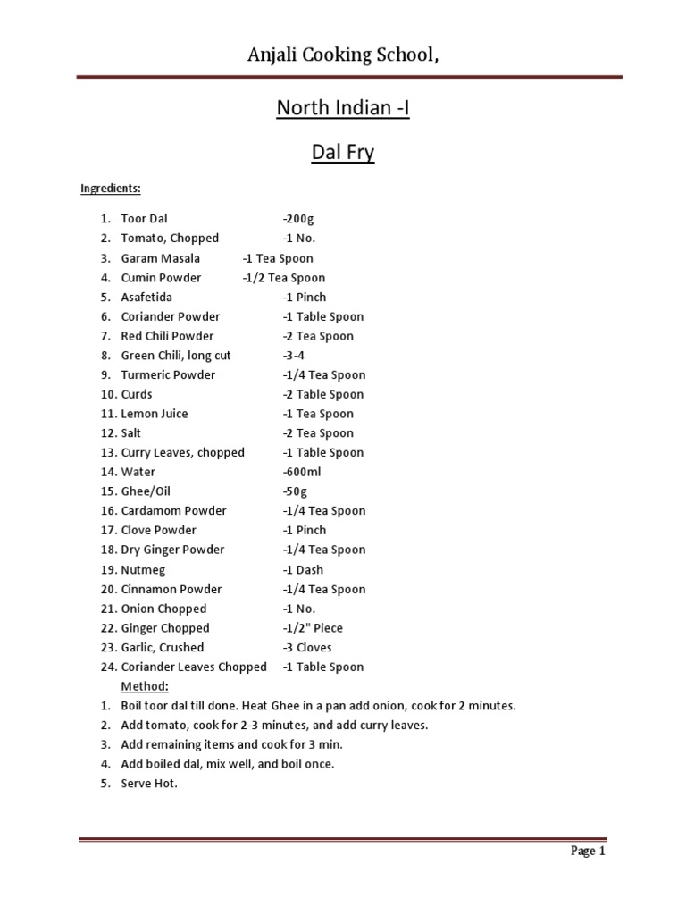 North Indian PDF | PDF | Curry | Indian Cuisine