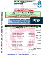 DEPORTE - El DXT de Coslada / 15 y 16 de Febrero de 2020