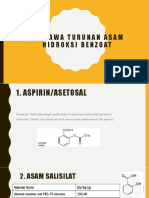 Senyawa Turunan Asam Hidroksi Benzoat