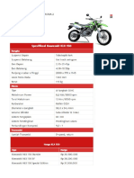 Spesifikasi Roda Dua Kawasaki