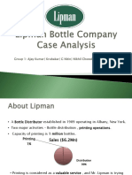 Lipman Bottle Company Case Analysis Group1
