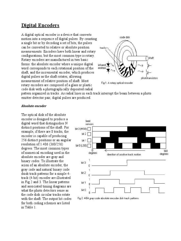 Understanding Digital Encoders | PDF | Computer Science | Electronics
