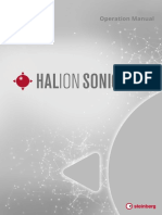 HALion Sonic SE 3 Operation Manual en