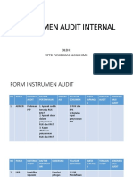 Instrumen Audit Internal