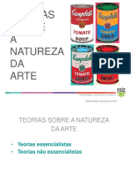 Teorias Sobre Natureza Da Arte - Raíz - PP