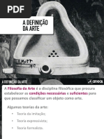 definição de arte - areal - PP