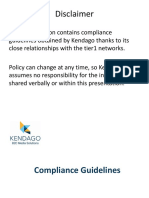 Kendago Facebook Compliance Presentation 