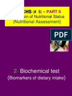 Biochemical Tests Dietary Intake