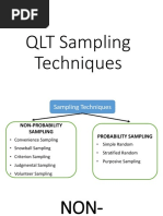 Sampling Techniques