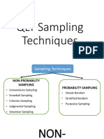 Sampling Techniques