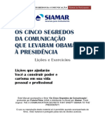OS CINCO SEGREDOS DA COMUNICAÇÃO QUE ... - Siamar PDF