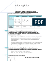 Química Resueltos (Soluciones) Orgánica 1º Bachillerato