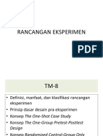 TM - 8 - Pra Experimental