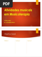 Atividades musicais em Musicoterapia
