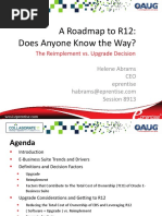 A Roadmap To R12 - PPT