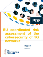 EU Risk Assessment Cybersecurity 5G Networks