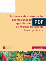 Estructura de Costes de Las Orientaciones Productivas Agrícolas de La Región de Murcia Frutales de Hueso y Cítricos