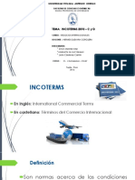 Negocios Internacionales - Incoterms