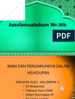 Iman Dan Pengaruhnya Dalam Kehidupan