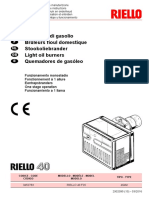 Riello Libretto Installatore Riello 40 f20 2902095 13 It FR NL GB Es Rev13