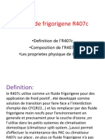 Le Fluide Frigorigene R407c