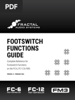 Fractal Audio Footswitch Functions Guide PDF