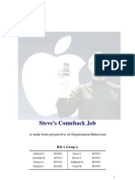 Steve Comeback Job Final Report Ver2