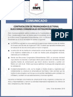 Comunicado Oficial 3