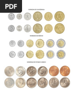 Monedas de Los Paises de Centroamerica | PDF