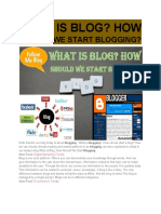 What Is Blog - How Should We Start Blogging