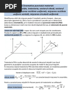 1&2 - Cinematica Punctului Material - Miscarea Rectilinie Si Curbilinie Uniforma