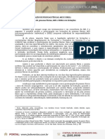 Vedação à participação de pessoas físicas, MEI e EIRELI em licitações