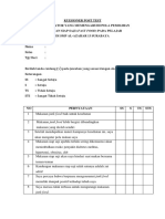 Kuesioner Posttest