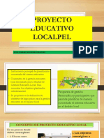 Proyecto Educativo Local Nuevo