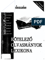 Kötelező Olvasmányok Lexikona - 100 Mű Elemzése PDF