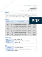 Dipali Resume