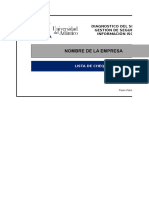 2-2a Lista de Chequeo de La Norma ISO 27001 2013.