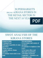 Will Supermarkets Beat Kirana Stores in The Retail Sector in The Next 10 Years ?