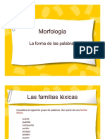 Morfología, La Forma de Las Palabras.