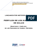 Perfiles de Los Sistemas de Salud - Lineamientos Metodologicos - OPS-USAID