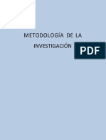 Metodologia de La Investigacion.