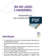 A Defesa No Jogo de Handebol PDF