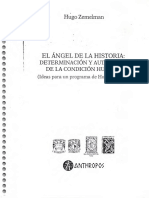 Hugo Zemelman El Angel de La Historia Determinación PDF