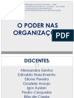 O poder e o conflito nas organizações